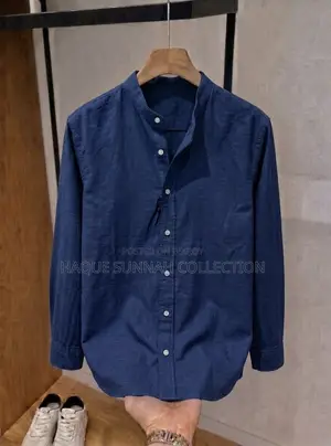Solid Collar Shirt for Men