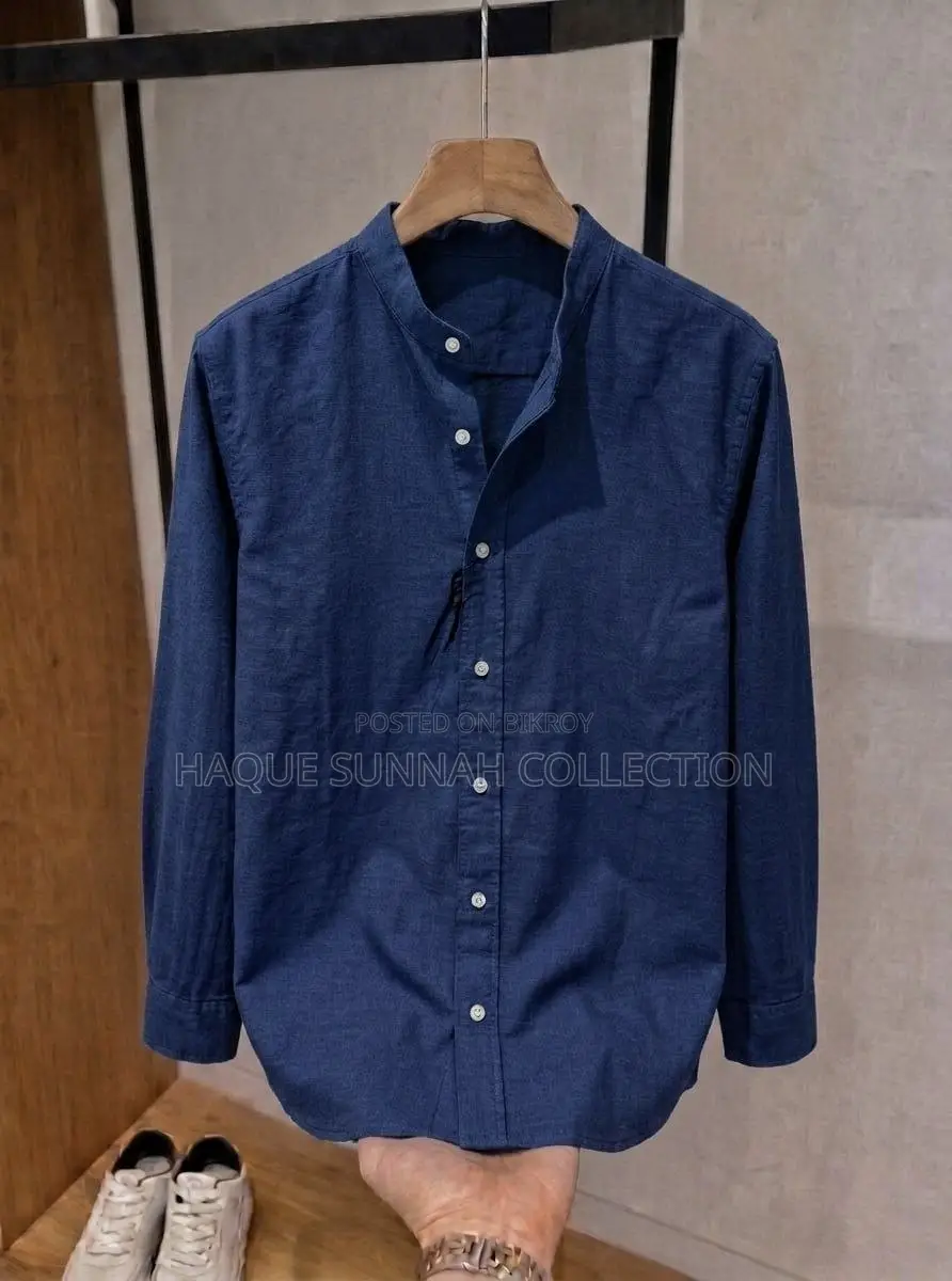 Solid Collar Shirt for Men