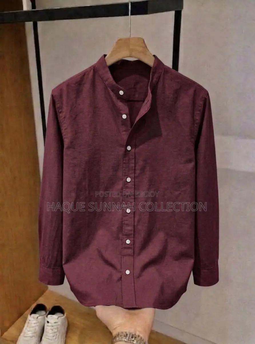 Solid Collar Shirt for Men