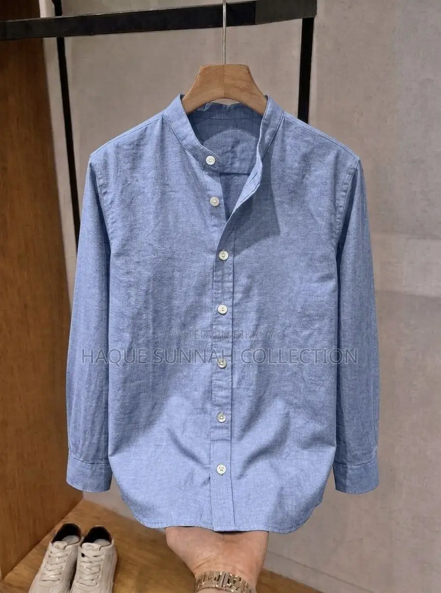 Solid Collar Shirt for Men