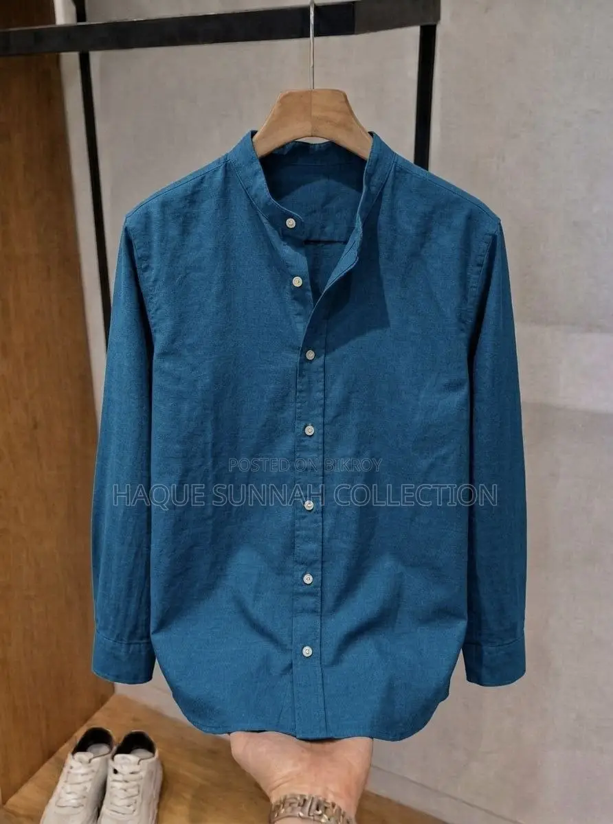 Solid Collar Shirt for Men