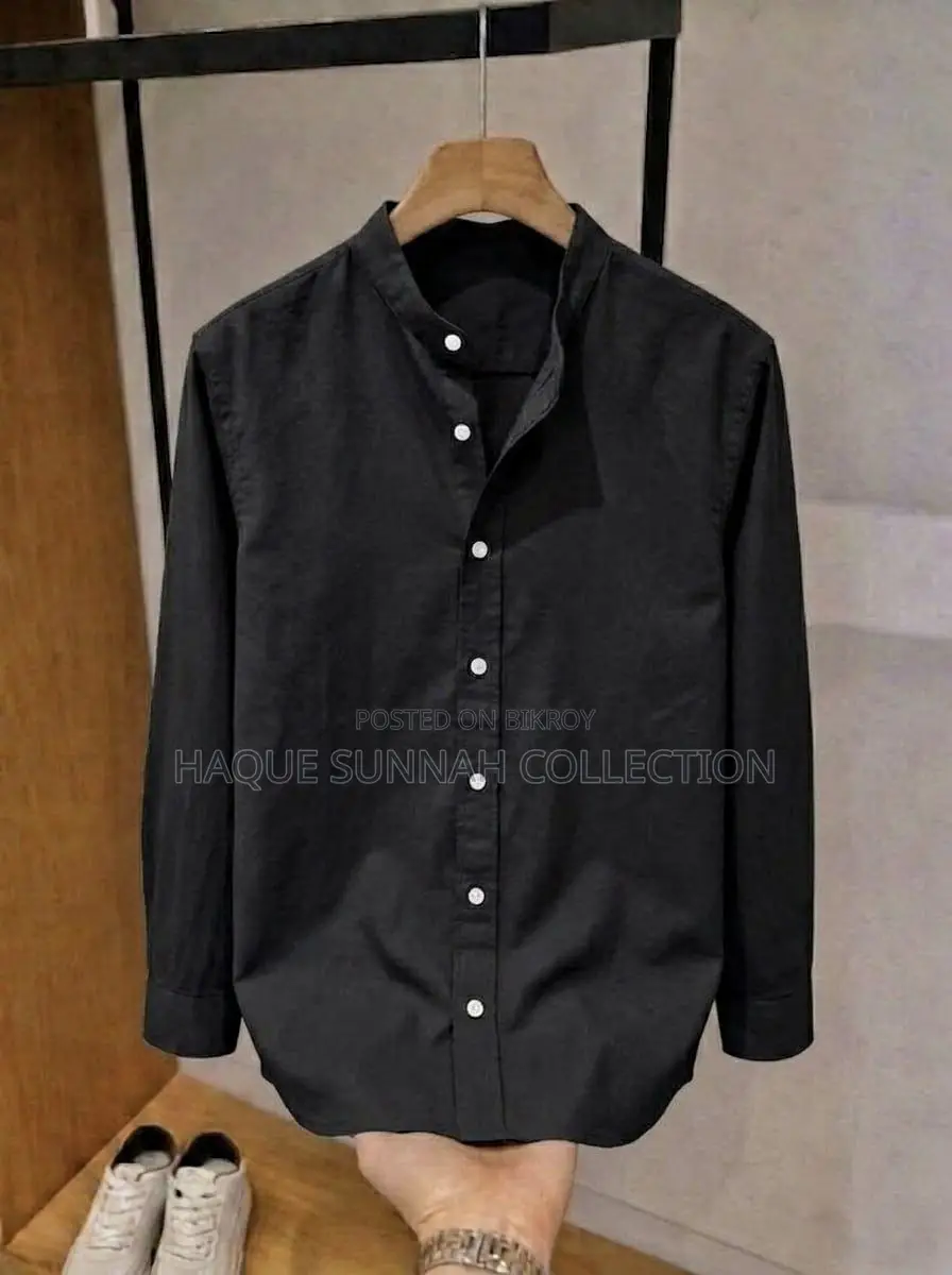 Solid Collar Shirt for Men