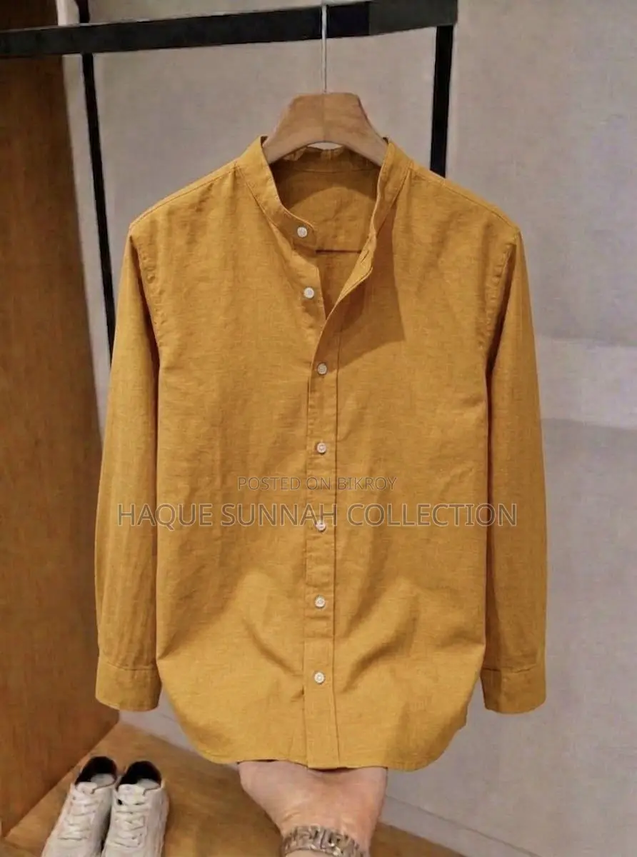 Solid Collar Shirt for Men