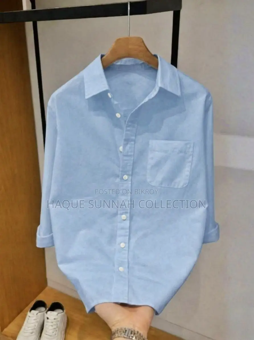 Solid Collar Shirt for Men