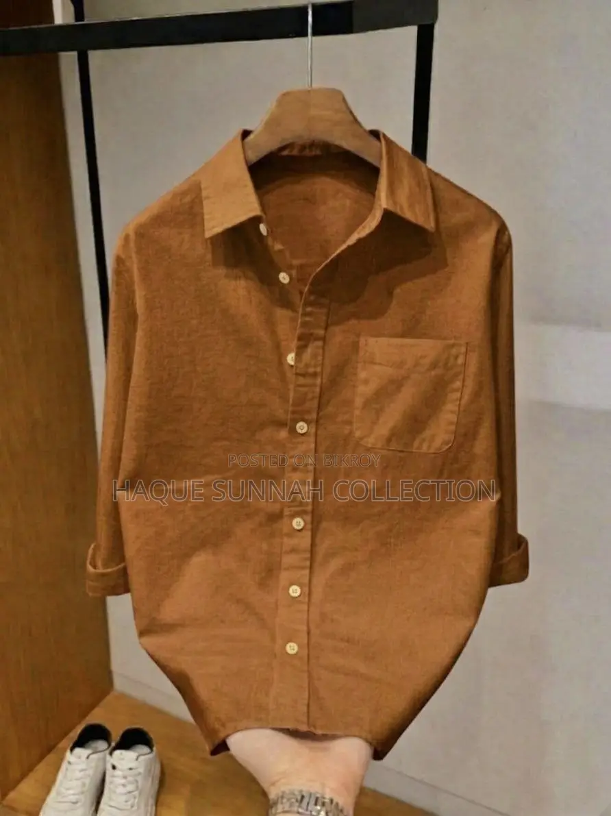 Solid Collar Shirt for Men