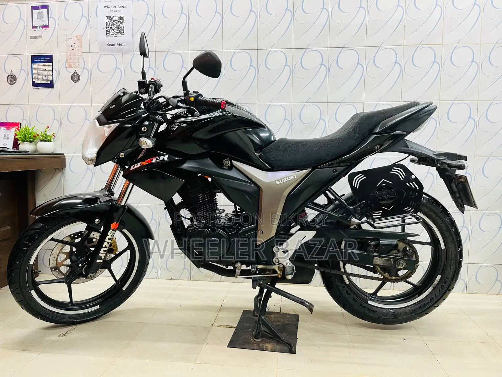 Suzuki Gixxer Monotone 2023 Black