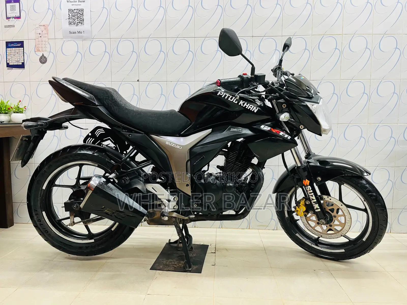 Suzuki Gixxer Monotone 2023 Black