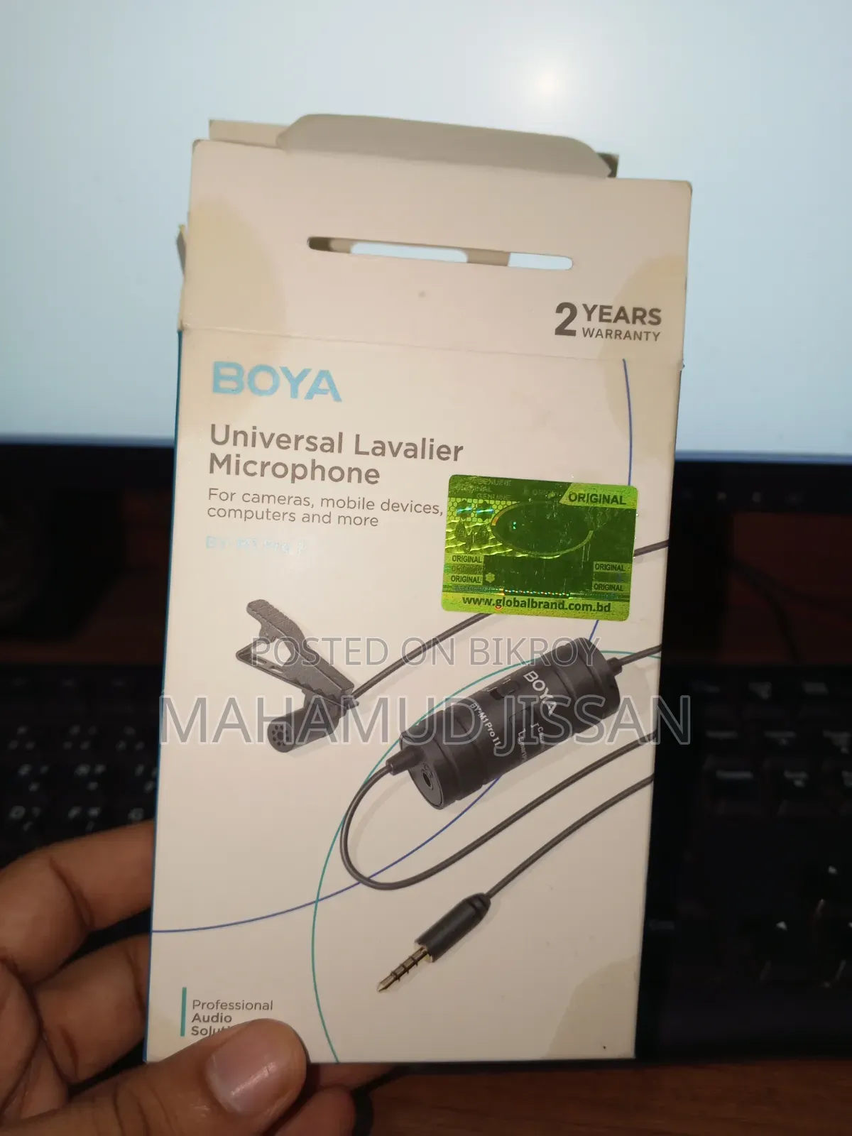Boya BY-M1 Pro II 3.5mm Lavalier Microphone