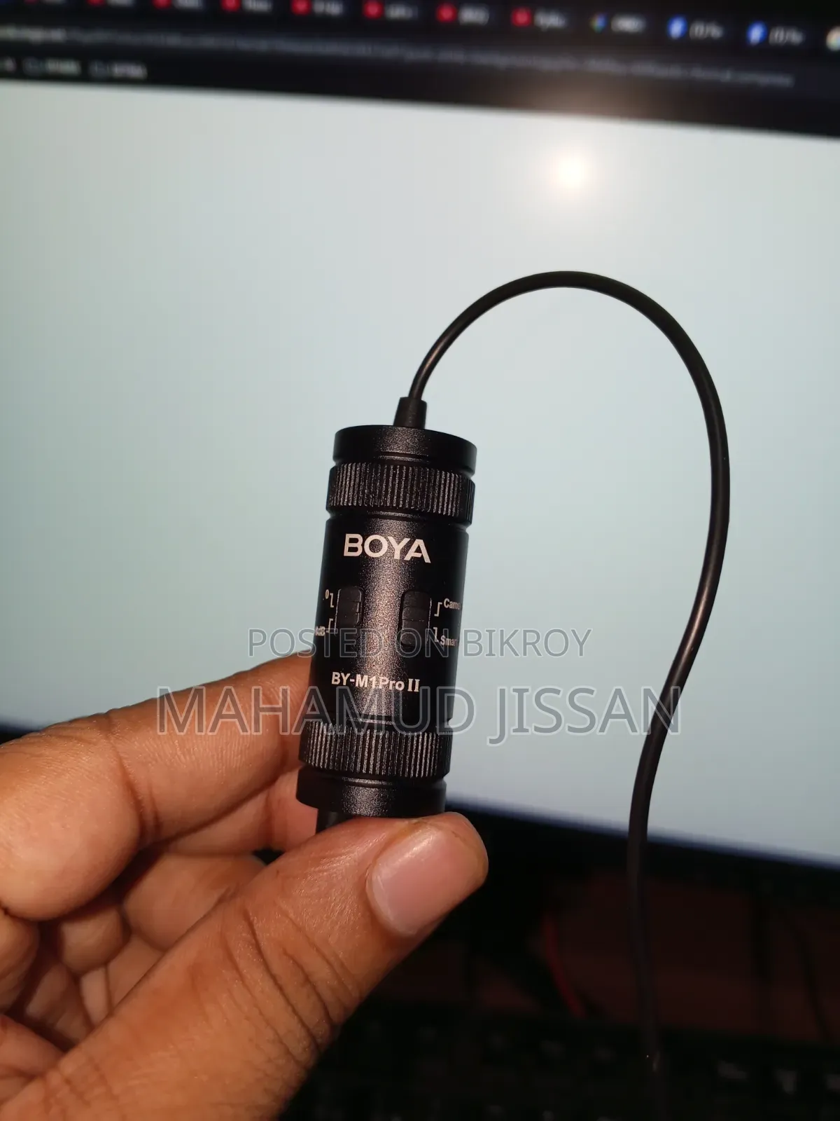 Boya BY-M1 Pro II 3.5mm Lavalier Microphone