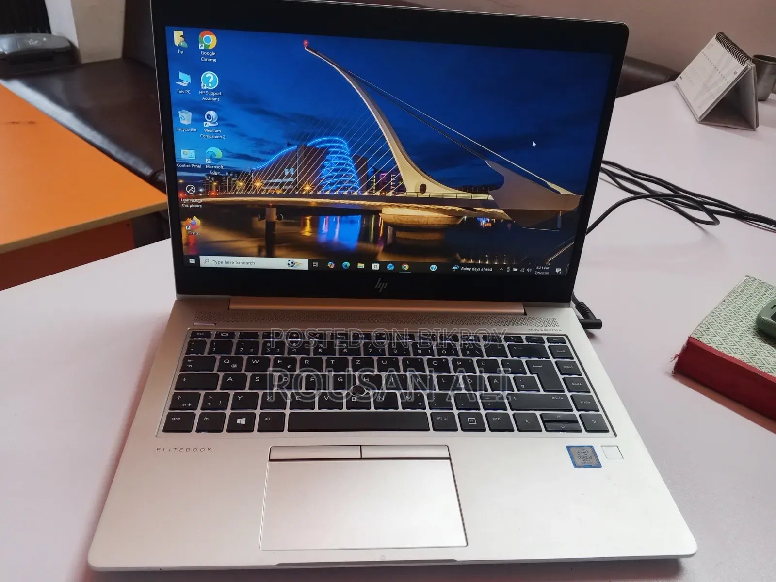 Laptop HP EliteBook 840 G6 8GB Intel Core I5 SSD 256GB