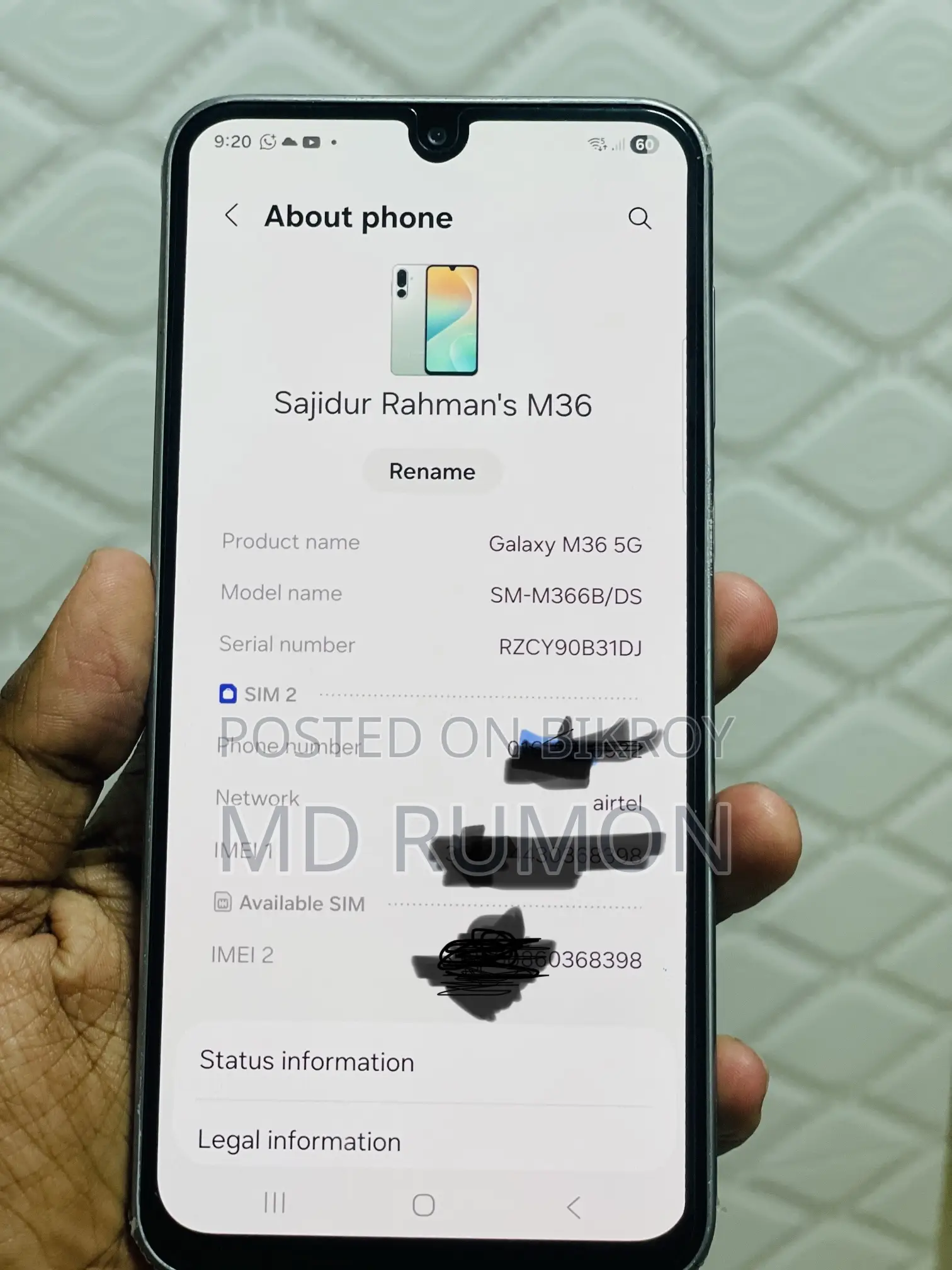 Samsung Galaxy M36 5G 256 GB