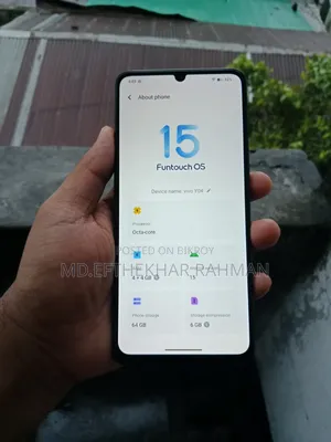 ভিভো ওয়াই০৪ ৬৪ জিবি গ্রে
