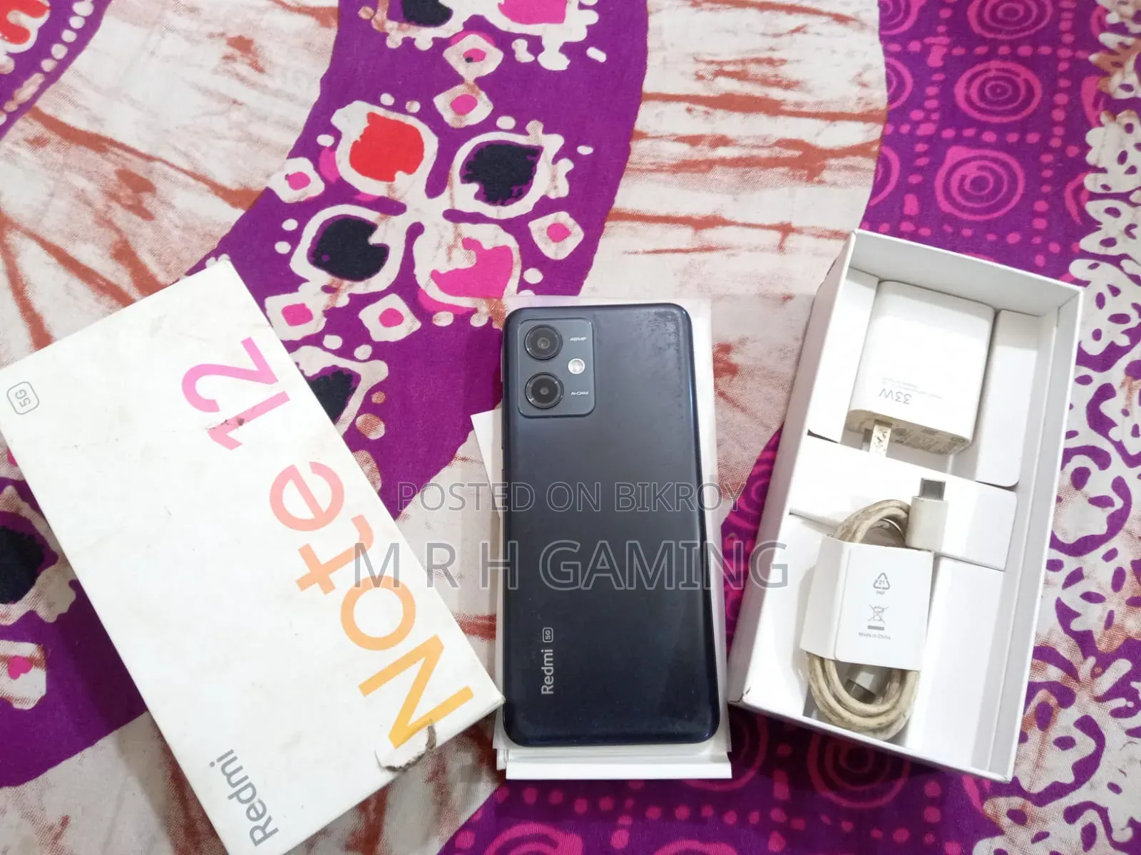 Xiaomi Redmi Note 12 5G 256 GB Black