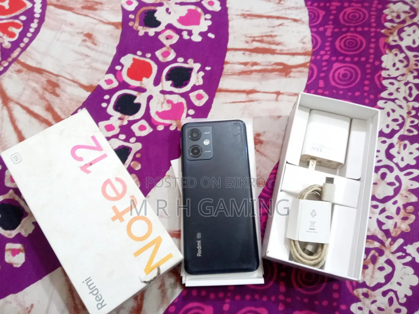 Xiaomi Redmi Note 12 5G 256 GB Black