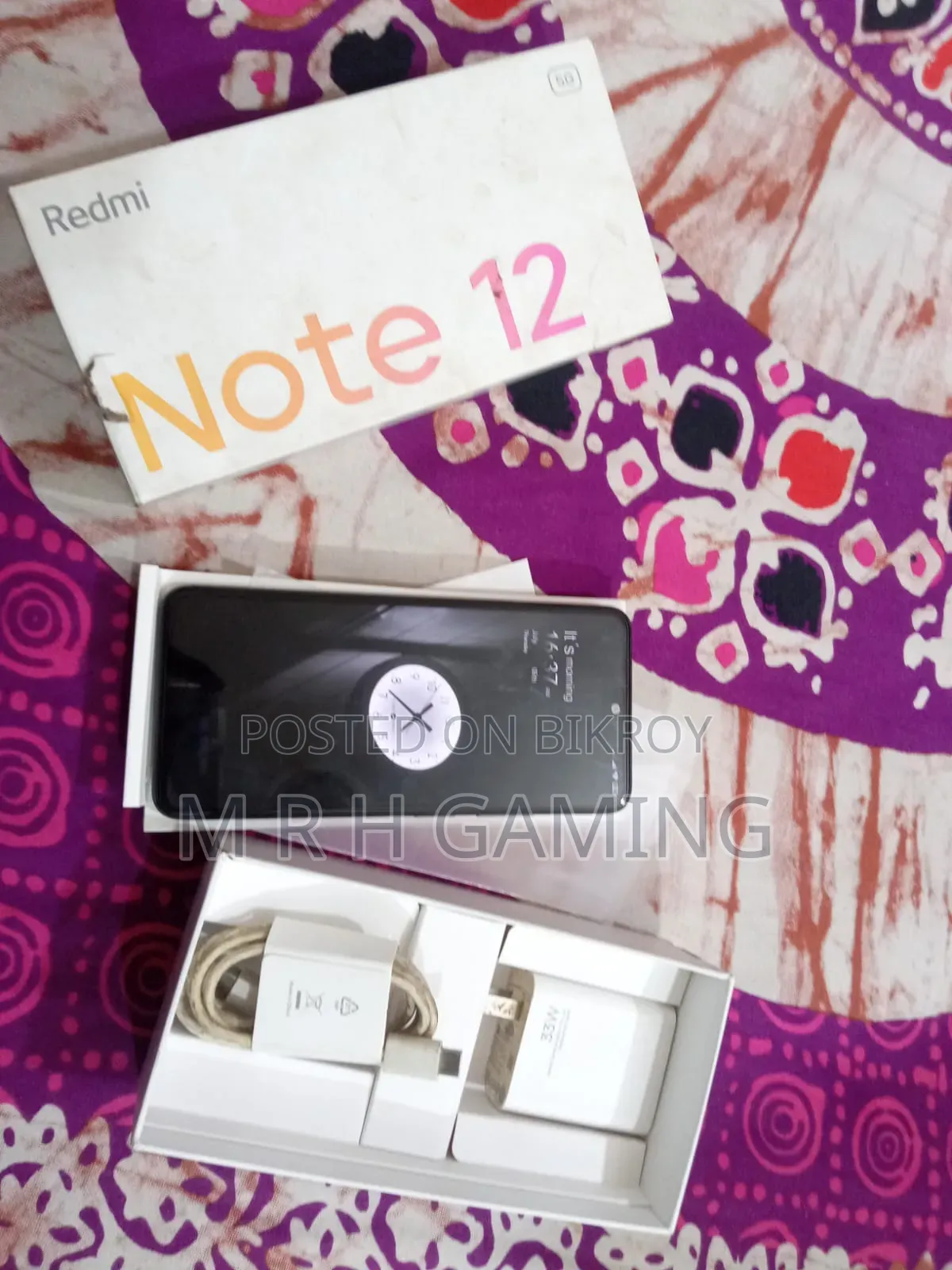 Xiaomi Redmi Note 12 5G 256 GB Black