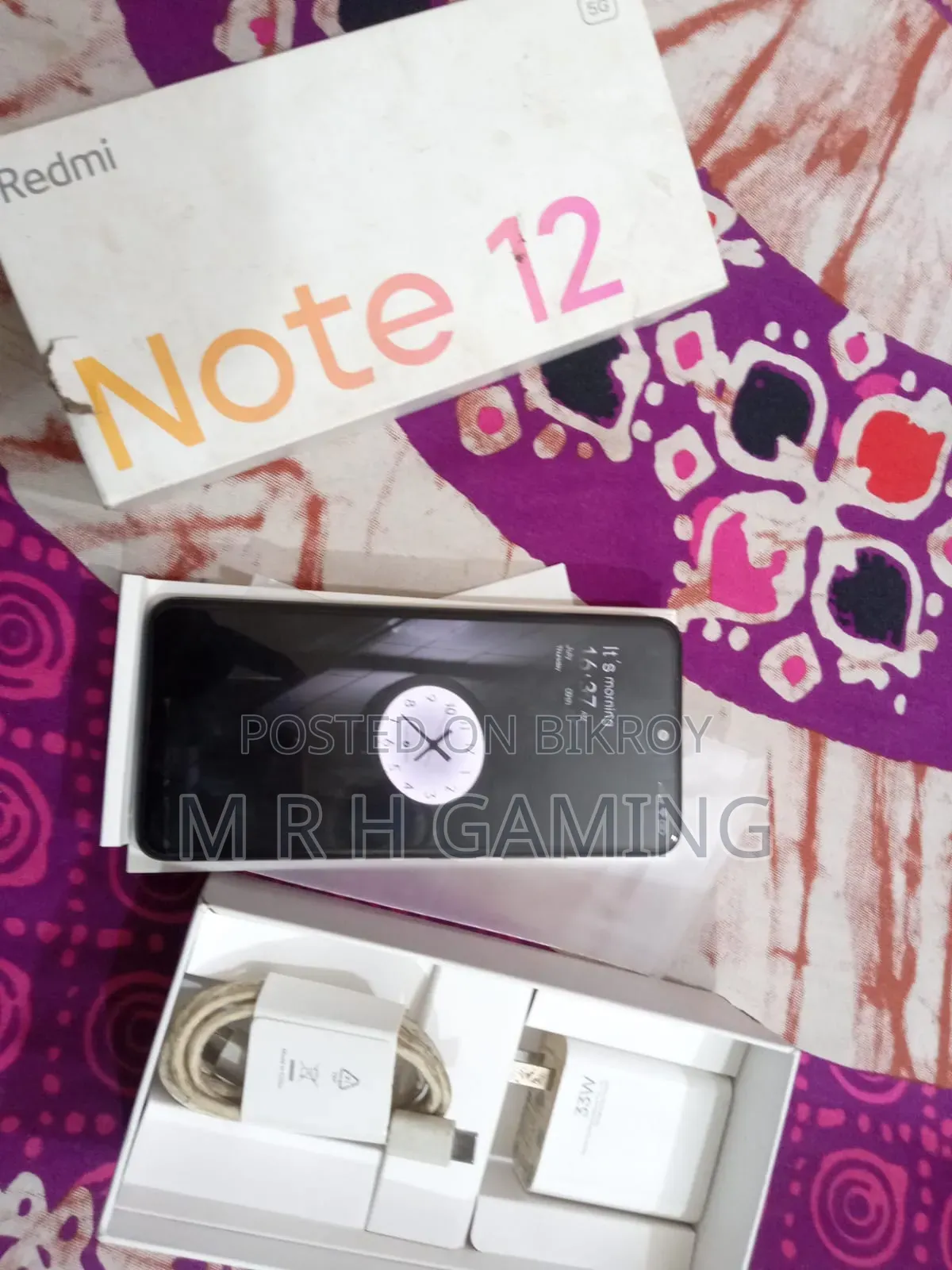Xiaomi Redmi Note 12 5G 256 GB Black