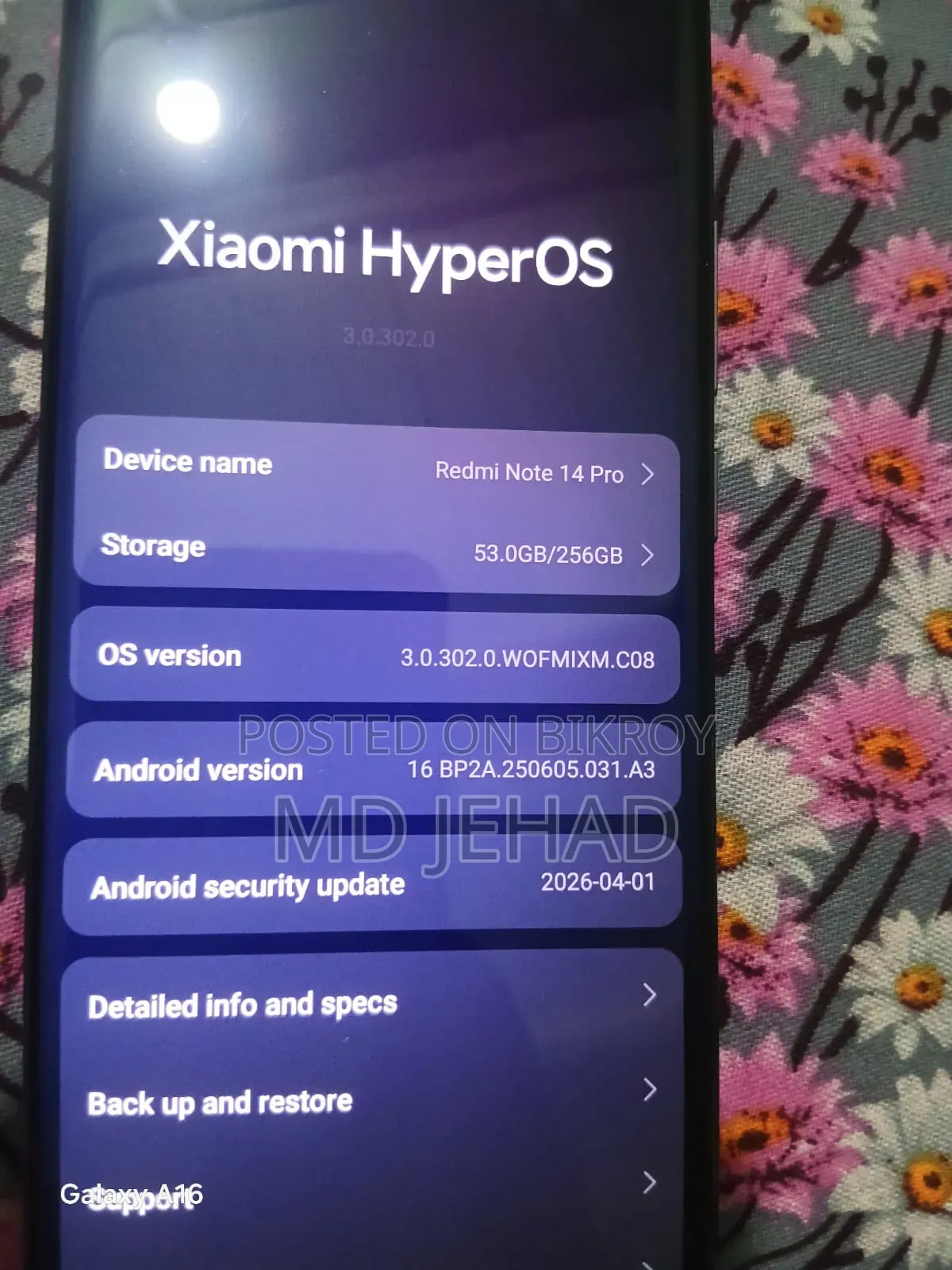 Xiaomi Redmi Note 14 Pro 256 GB Black