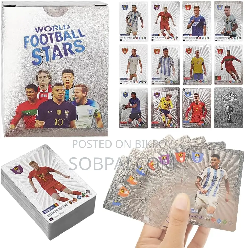 55 PCS Premium Silver Football Star Cards 2025