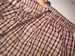 Men's Cotton Check Pajama / Lounge Pant – Size 34–36 – Good Condition