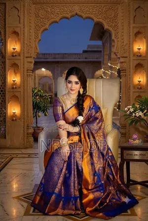 Kanjivaram Katan Saree With Blouse Piece