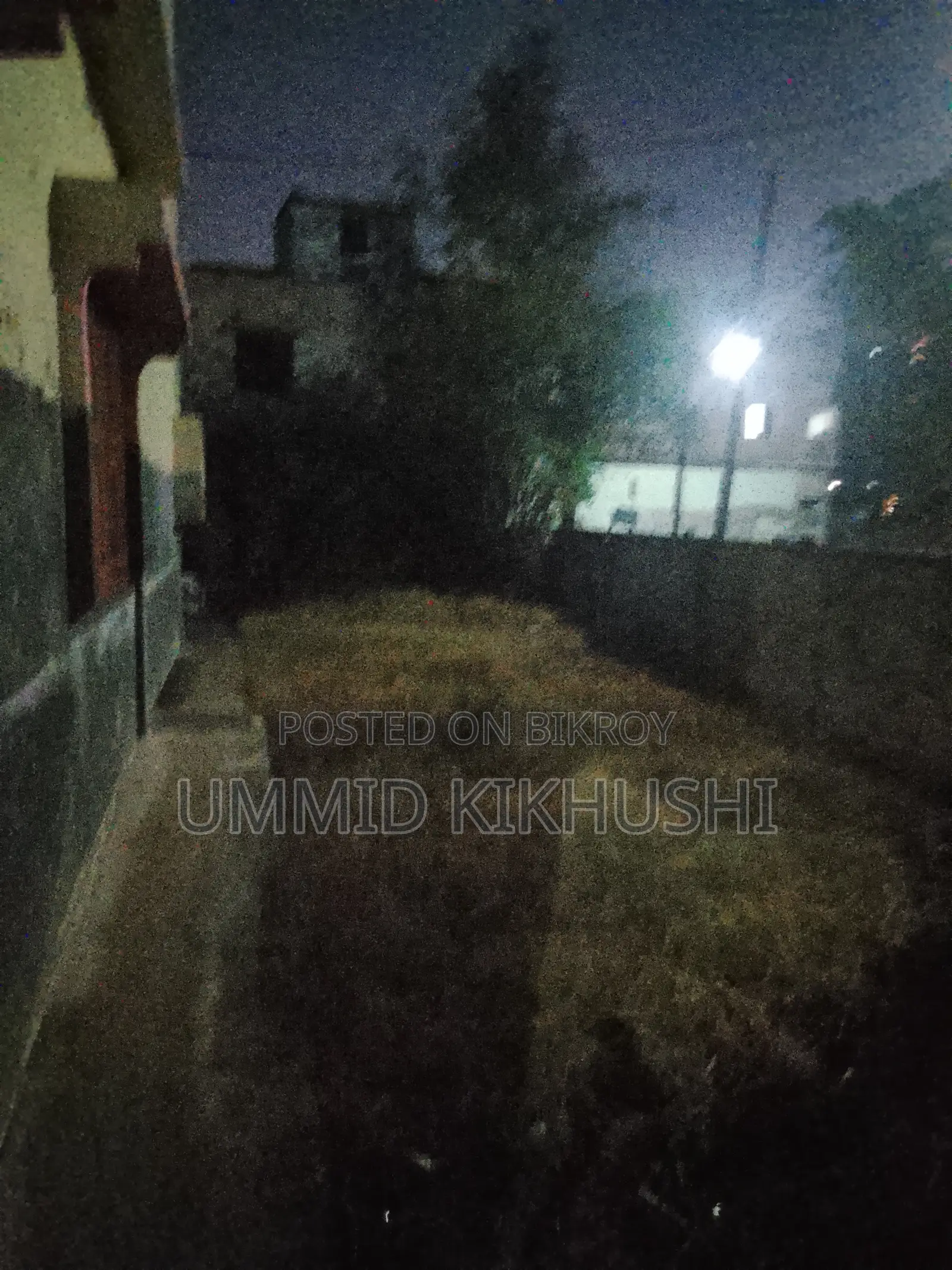 Land suitable for building a house