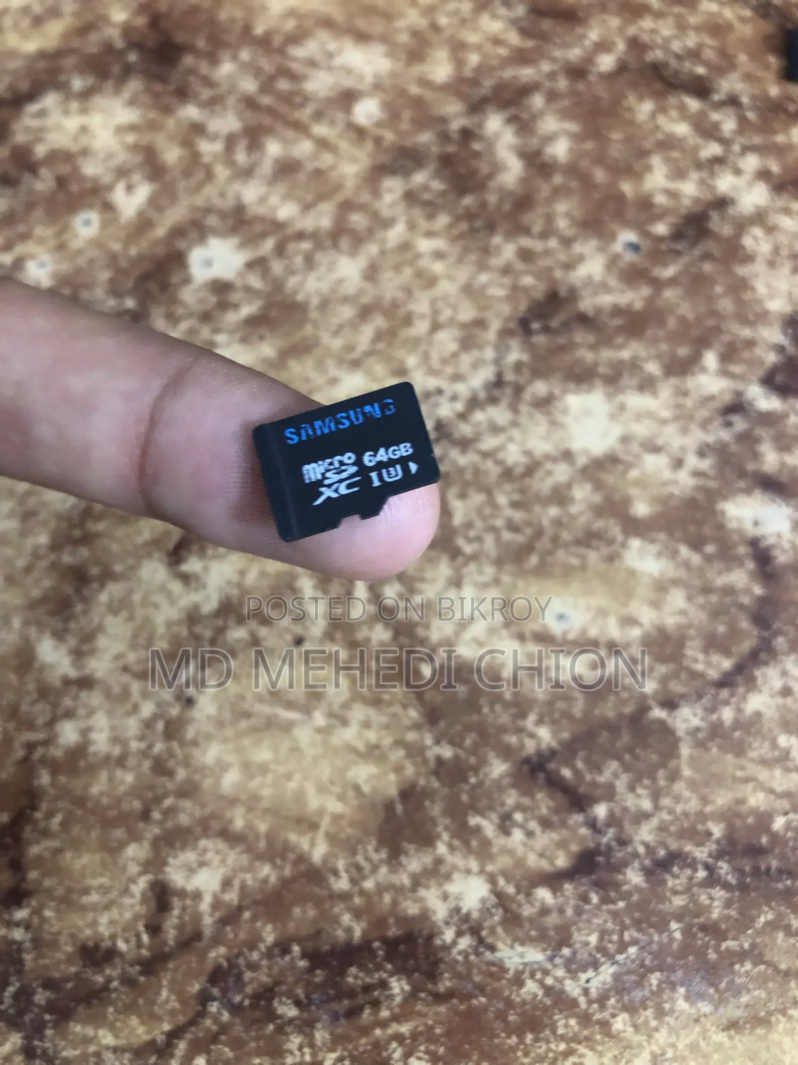 64gb Samsung Memory, Class 1 U3