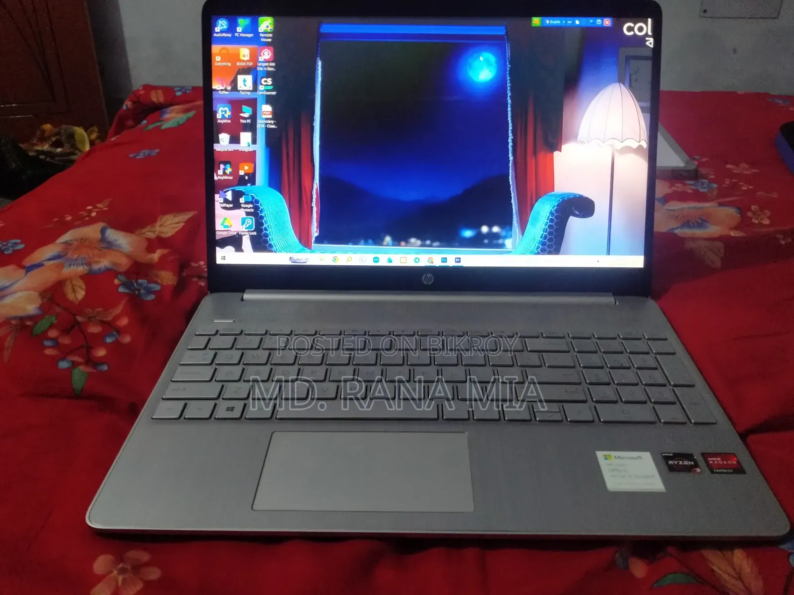 Laptop HP 15S 16GB AMD Ryzen 3 SSD 512GB