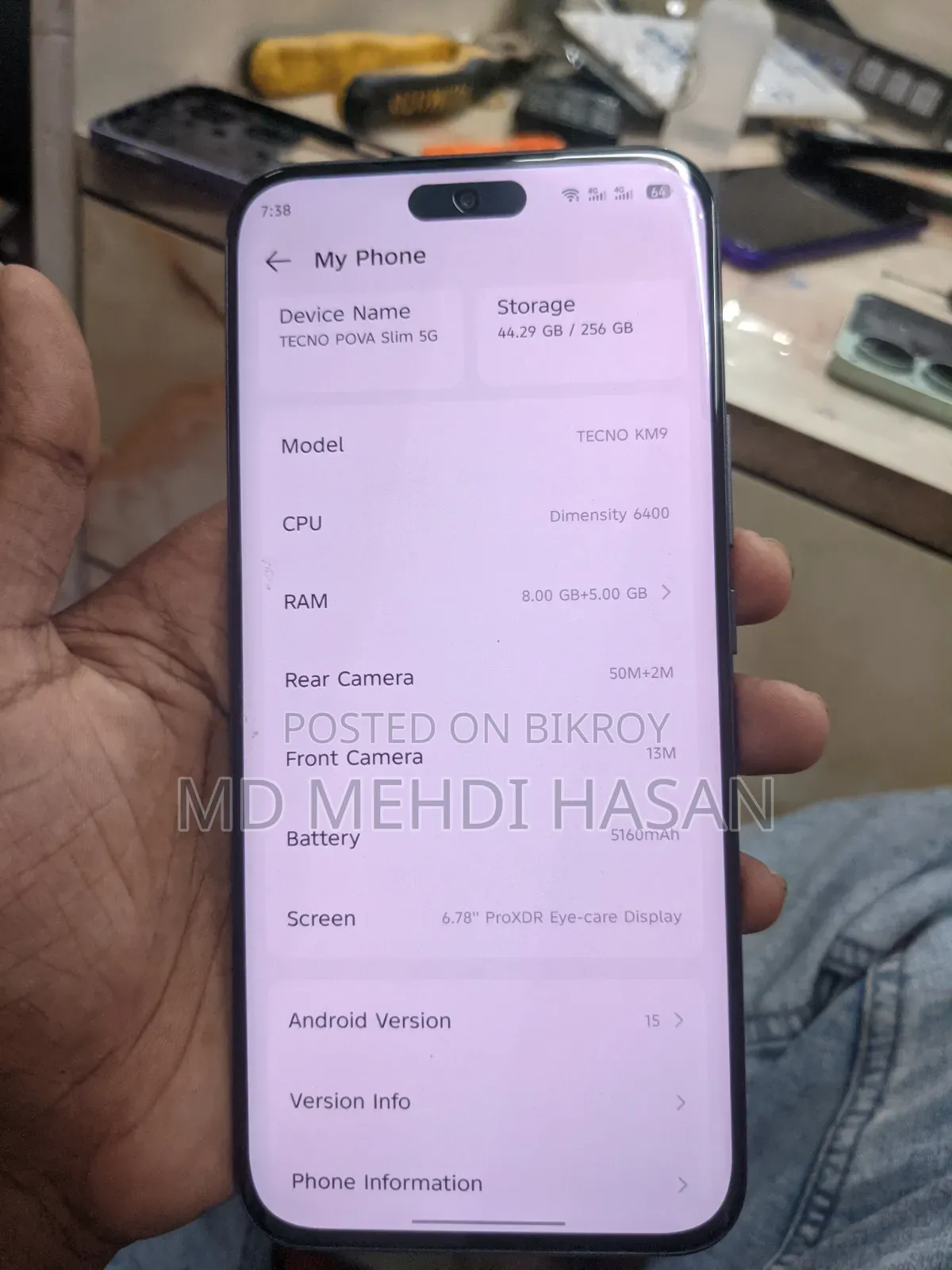 New Tecno Pova 5G 128 GB Gray