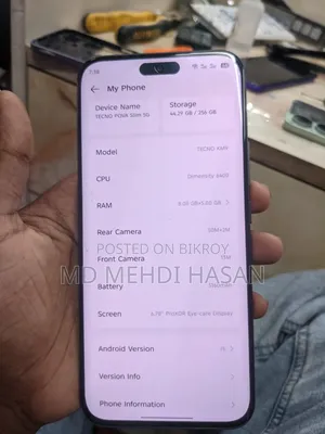 New Tecno Pova 5G 128 GB Gray