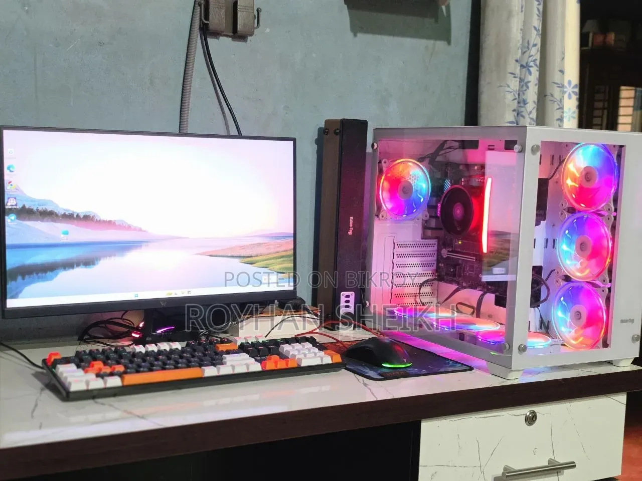 Desktop Computer MSI 16GB AMD Ryzen 7 SSD 512GB