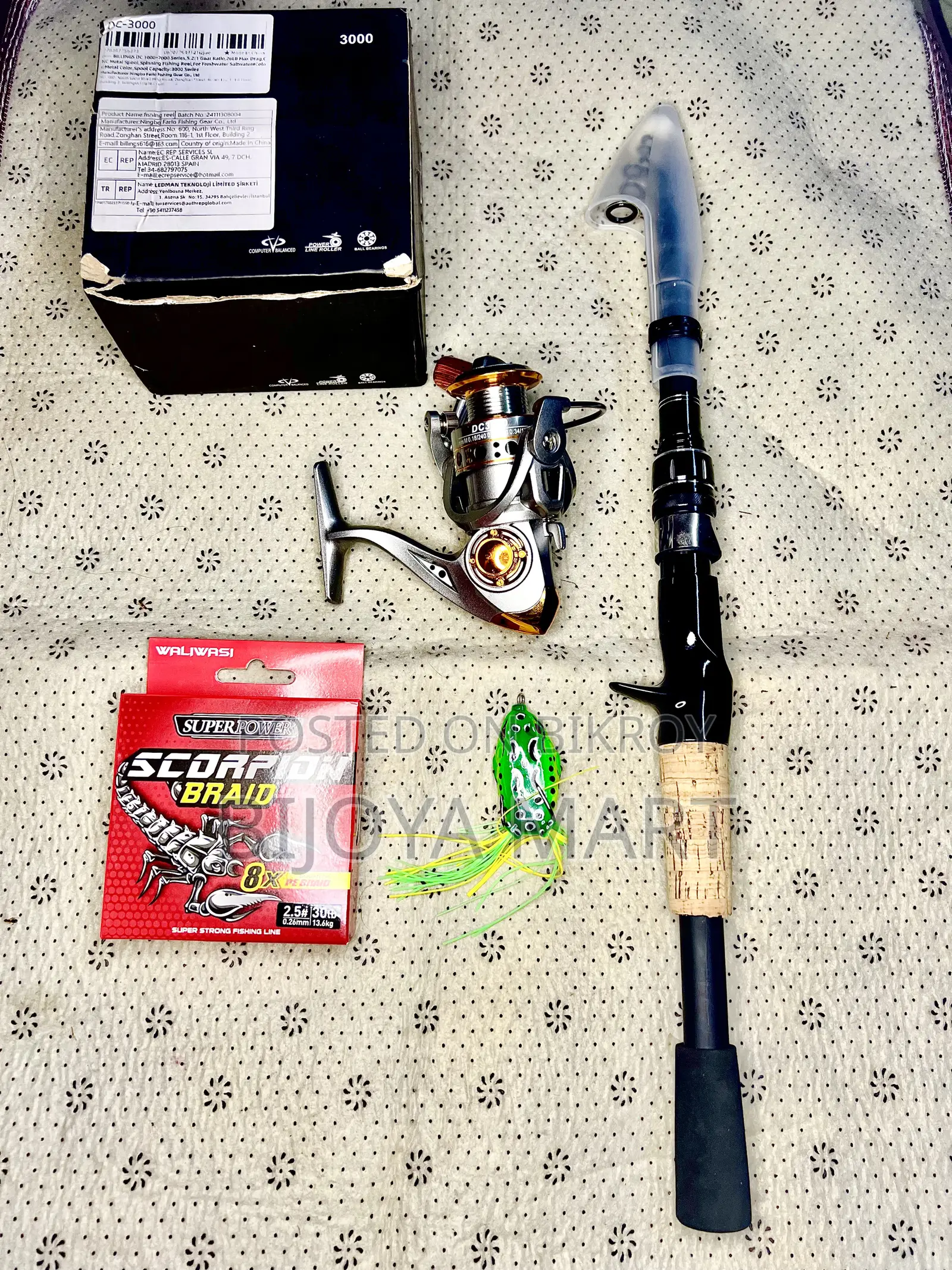 Fishing Rod Reel Setup