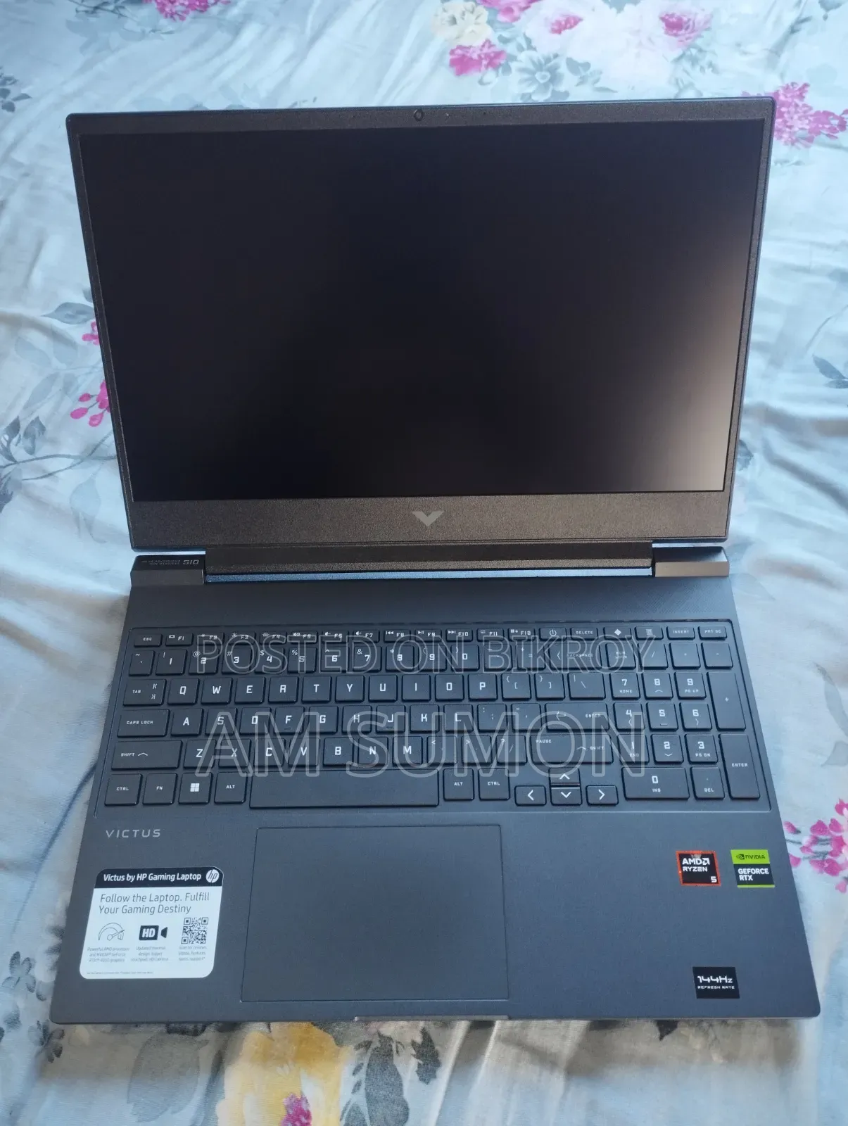 Laptop HP Victus 15 8GB AMD Ryzen 5 SSD 512GB