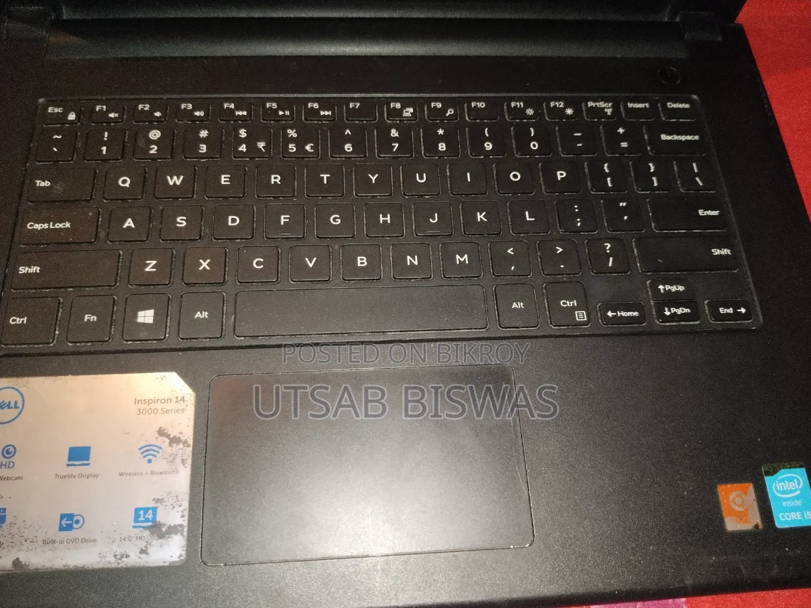 Laptop Dell Inspiron 14 4GB Intel Core I5 HDD 256GB