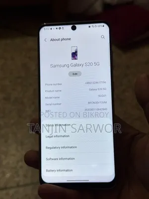 Samsung Galaxy S20+ 5G 128 GB White
