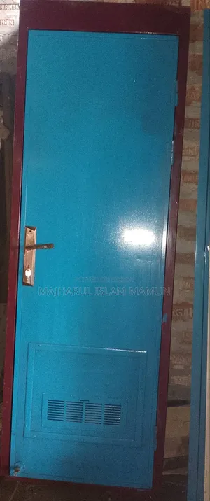 Old Ship (Iron) Door. Size: 2.5 feet × 7 feet