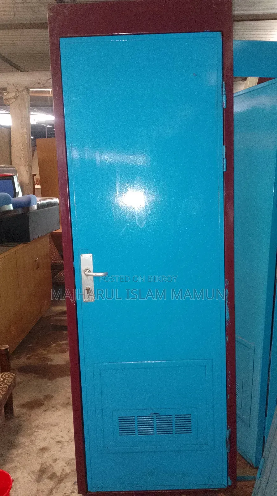 Old Ship (Iron) Door. Size: 2.5 feet × 7 feet