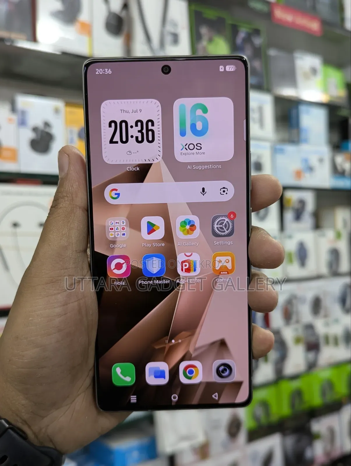 Infinix Note 50 4G 256 GB Gray