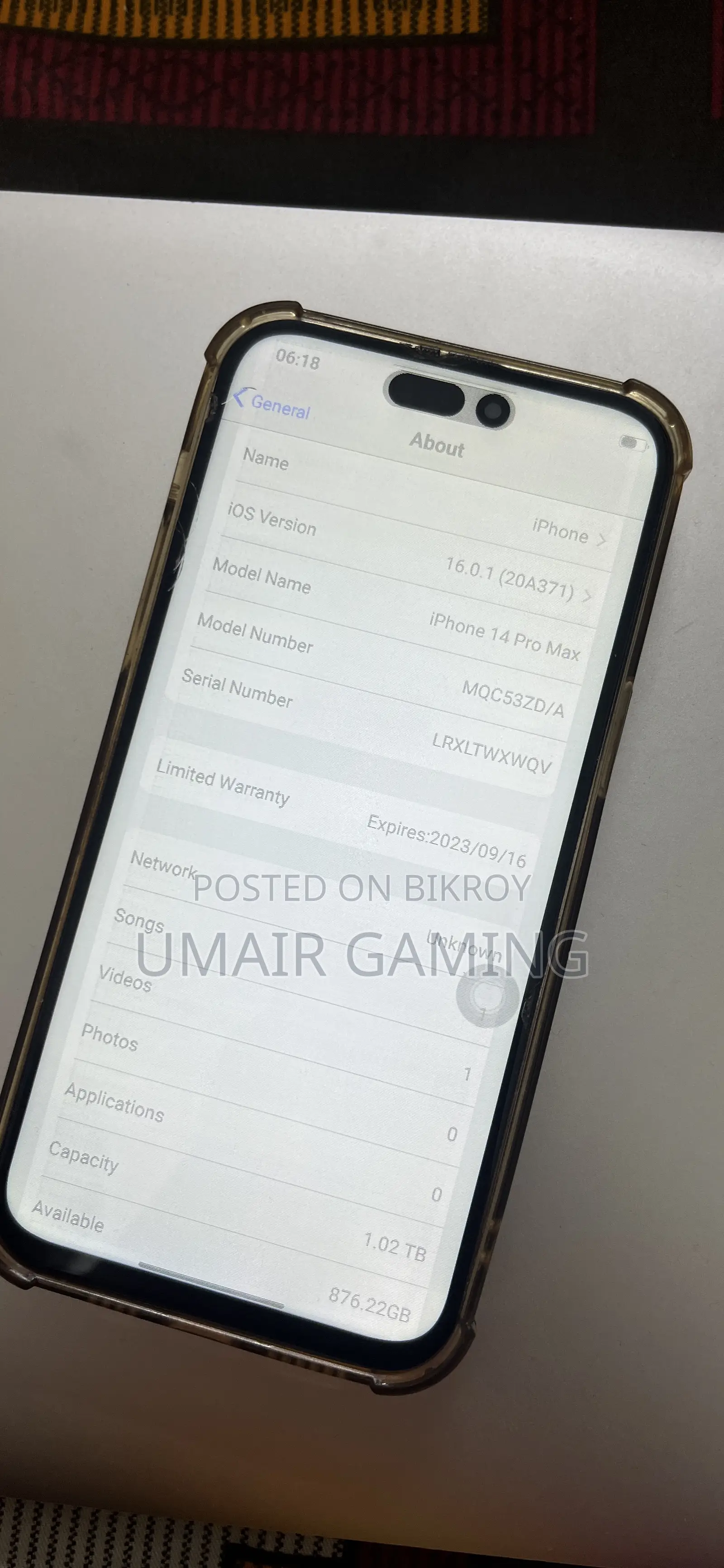 Apple iPhone 14 Pro Max 1 TB Gold