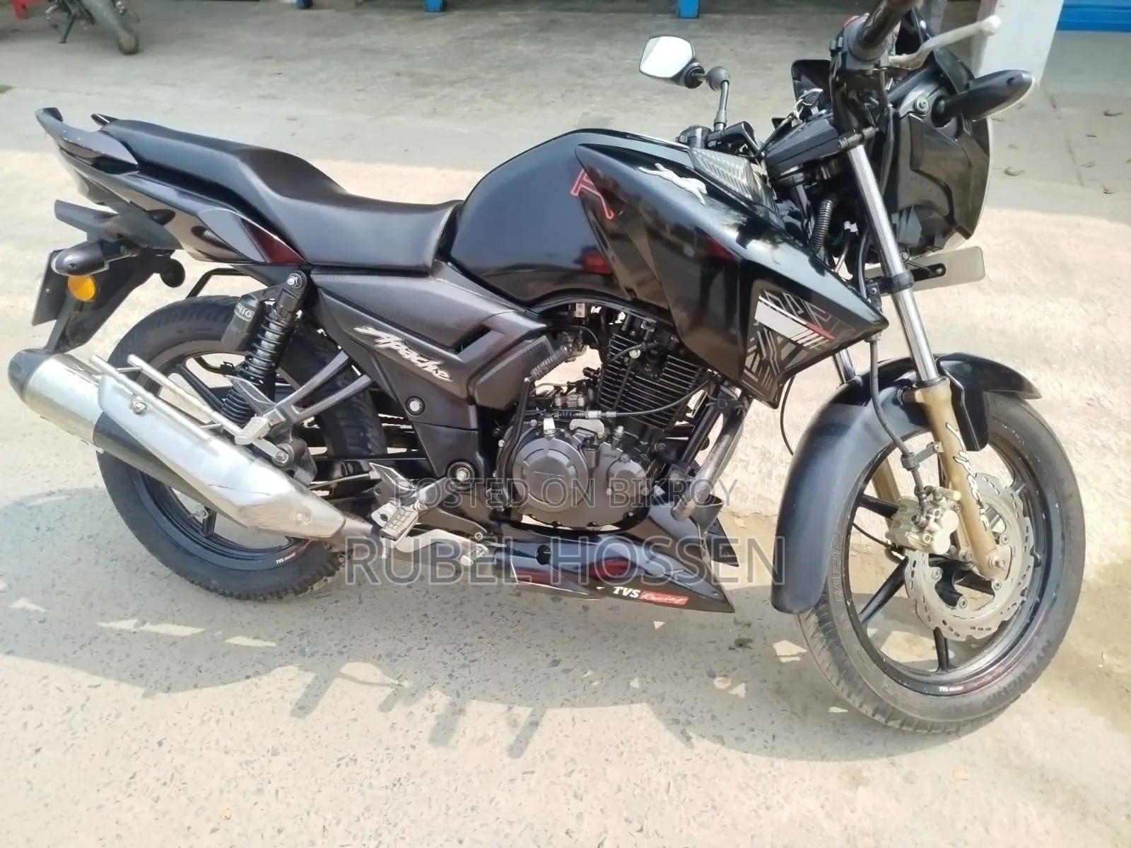TVS Apache RTR 160 2V 2020 Black