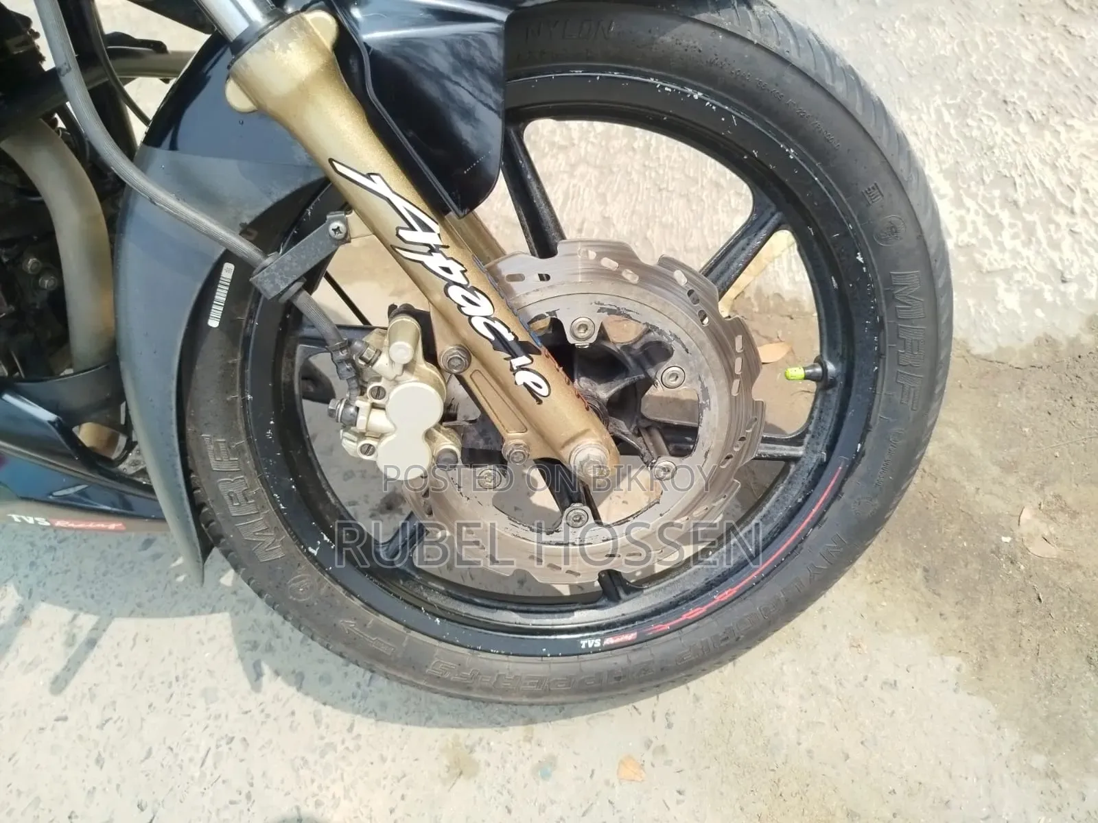 TVS Apache RTR 160 2V 2020 Black