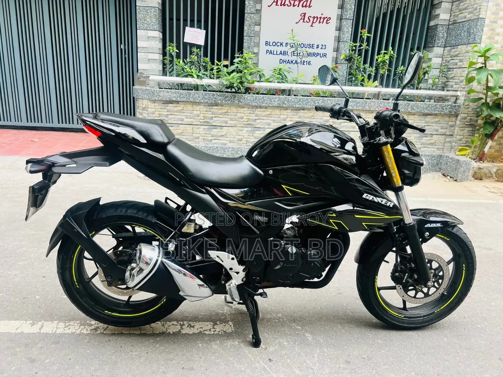 Suzuki Gixxer Fi ABS 2023 Black