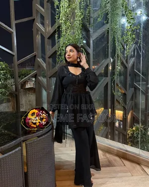 জর্জেট সিকুয়েন্স থ্রি পিস