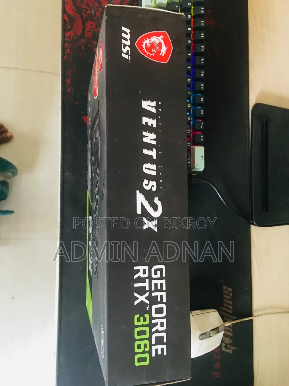 বিক্রয়ের জন্য: MSI GeForce RTX 3060 12GB গ্রাফিক্স কার্ড