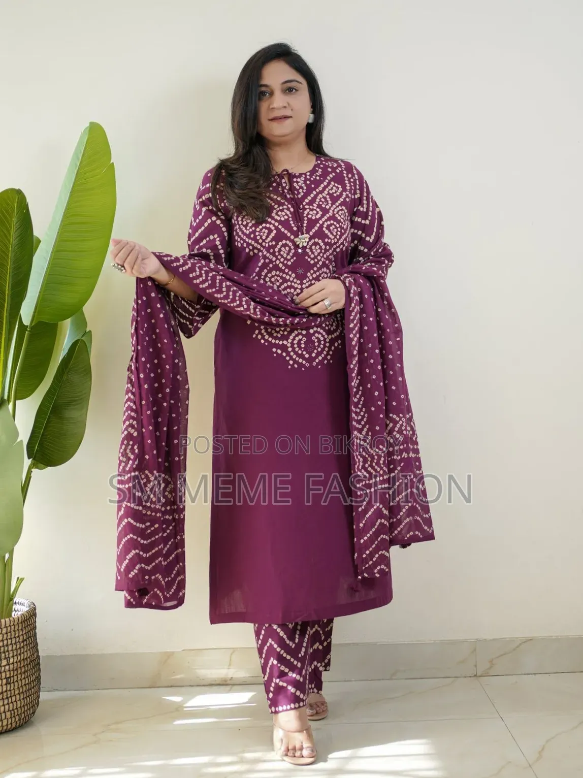 Cunri Print Three Piece