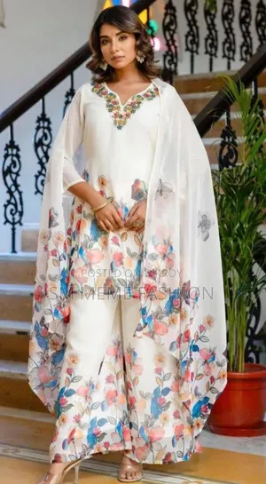 Georgette Western Three Piece
