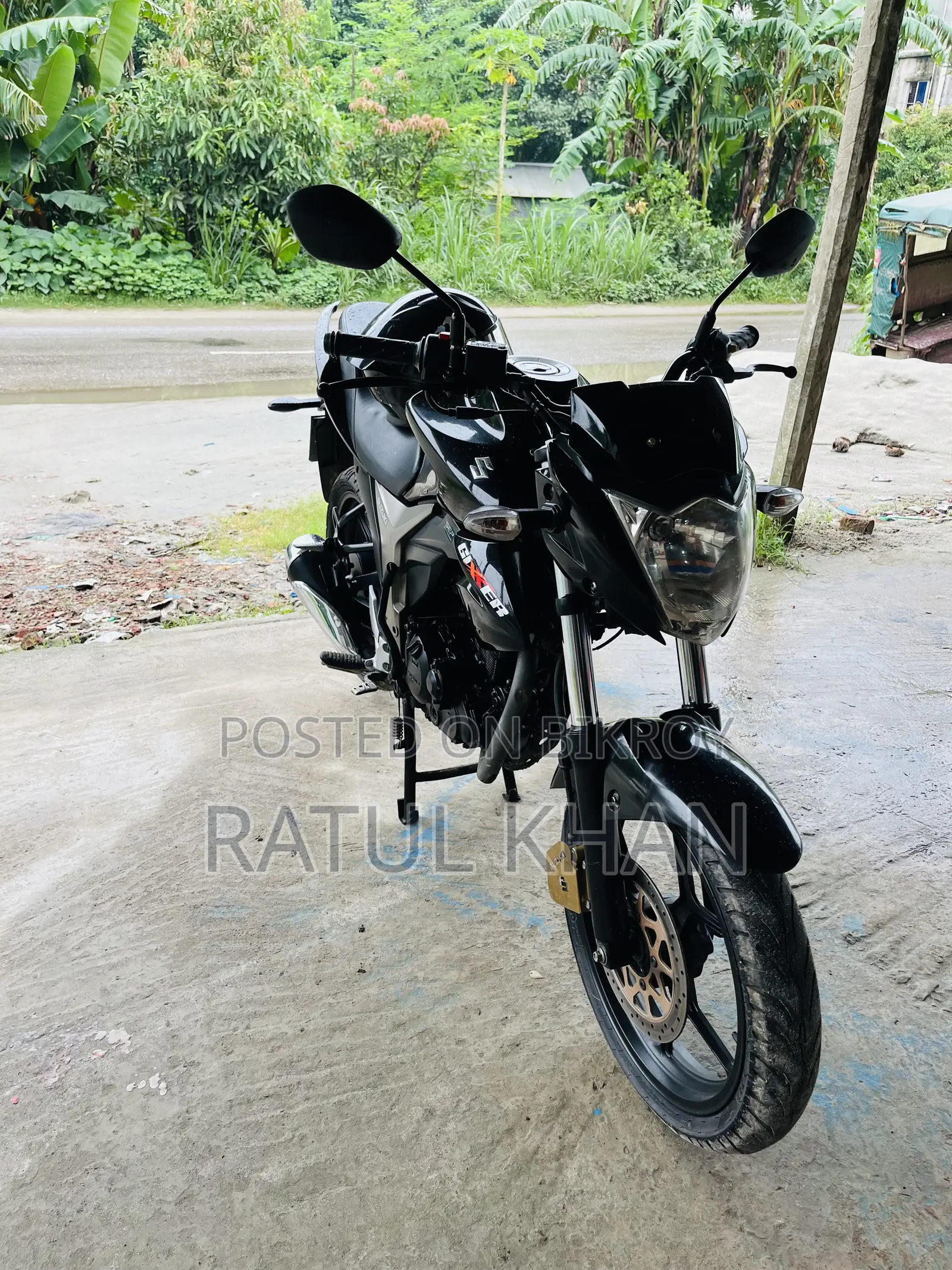 New Suzuki Gixxer Monotone 2022 Black
