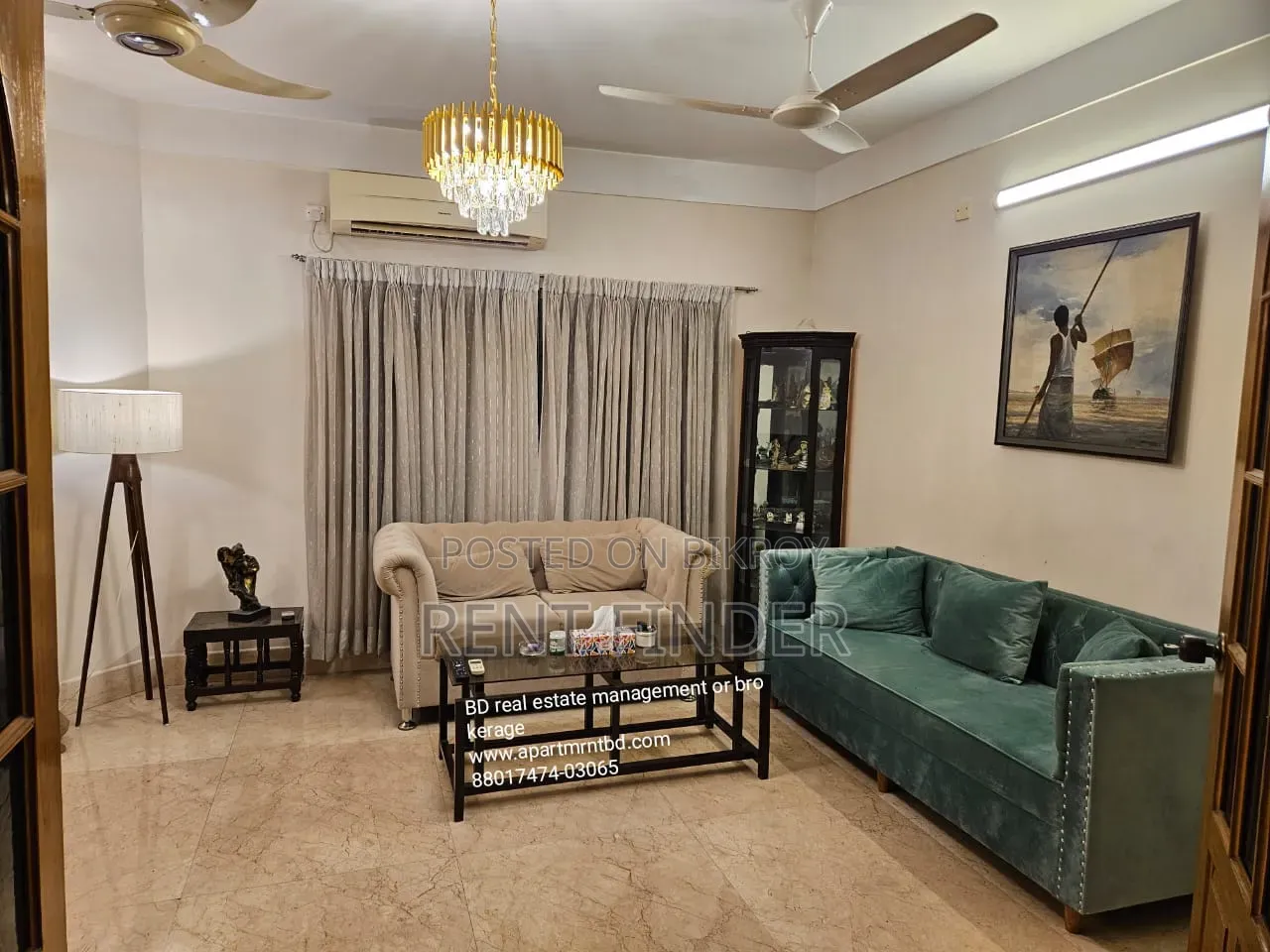 Furnished 3-Bedroom Apartment in Gulshan for Rent