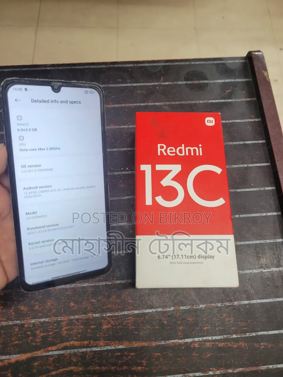 Xiaomi Redmi 13C 128 GB White
