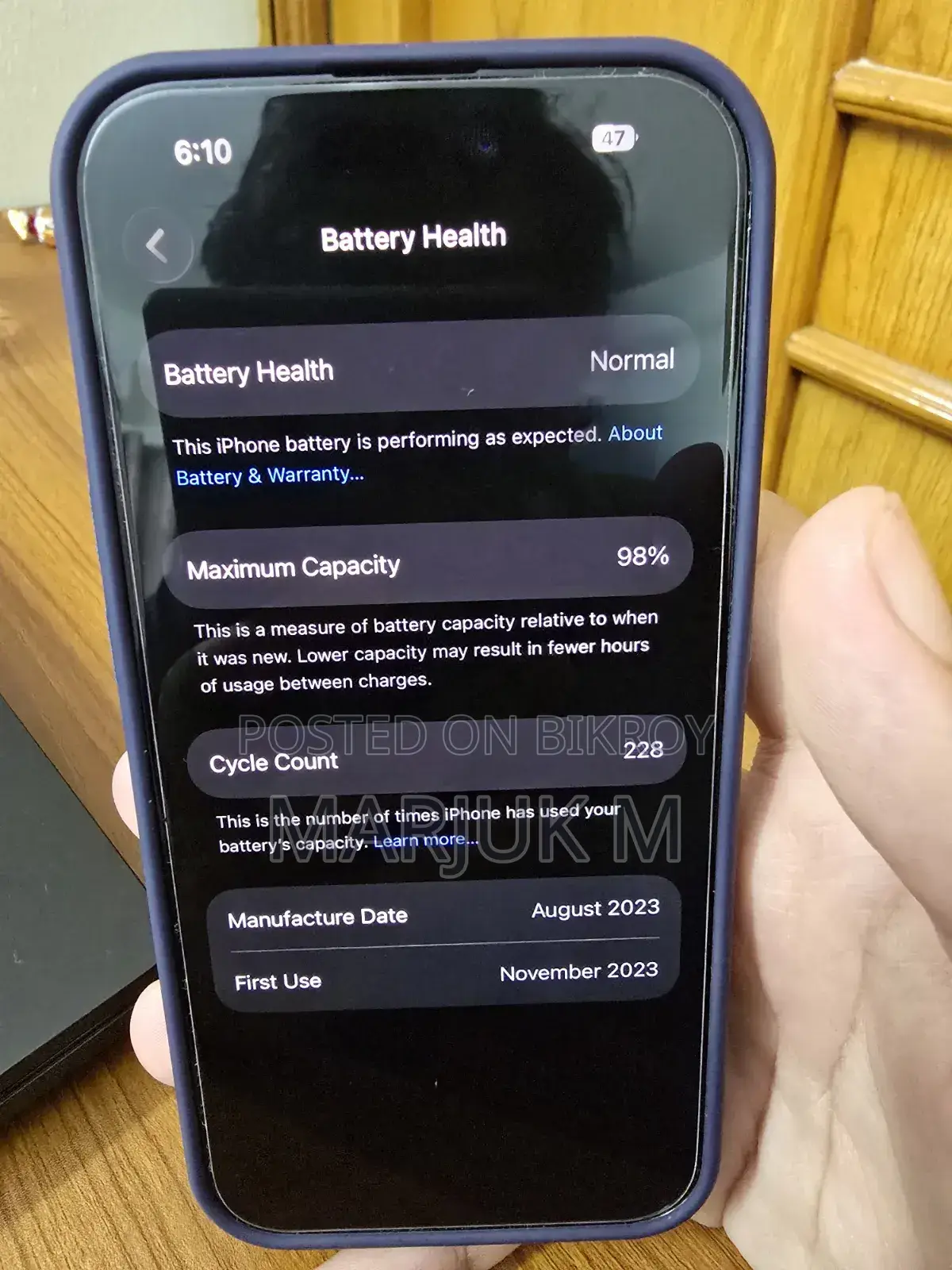 Apple iPhone 15 Pro 256 GB Blue