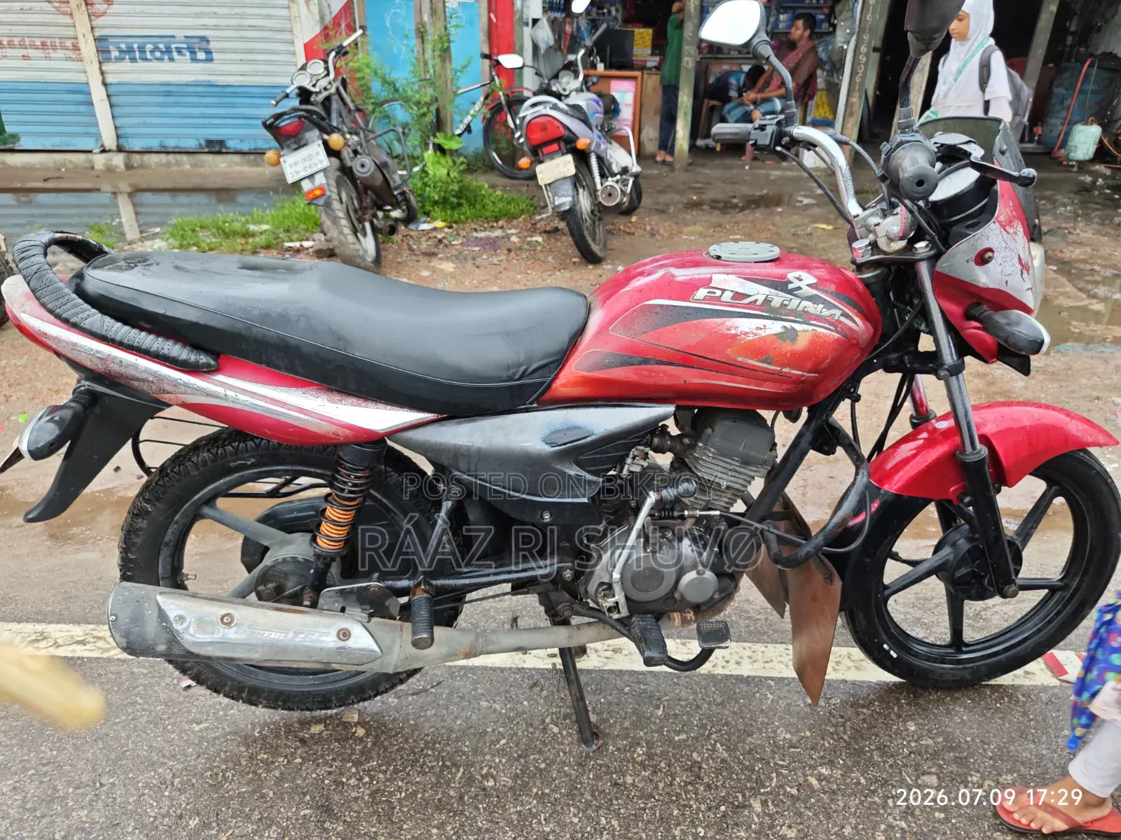 Bajaj Platina 125 2017 Red